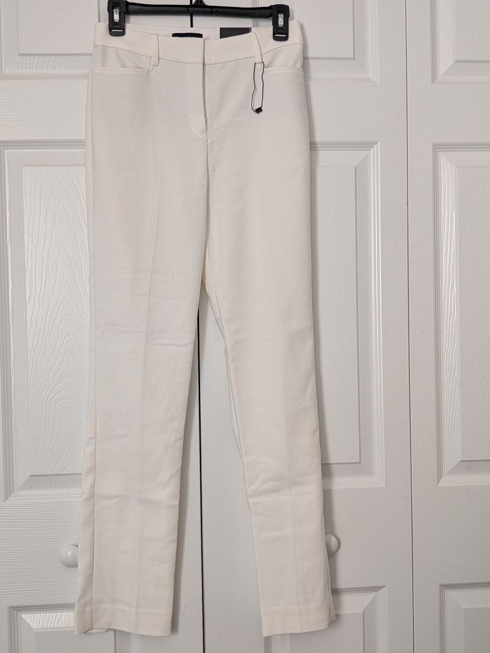 Express White Straight-Leg Women’s Dress Pants